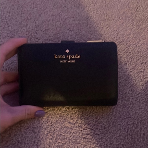 Kate Spade Black Leather Wallet - Picture 1 of 7